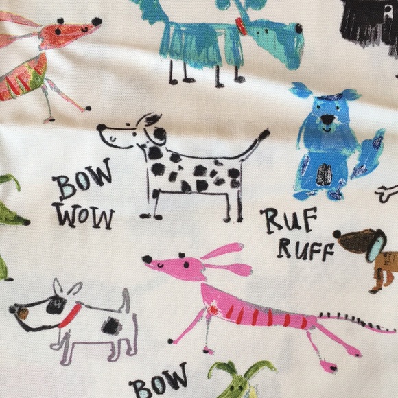 Painted Dog Print Duck Cloth Fabric - Picture 11 of 13